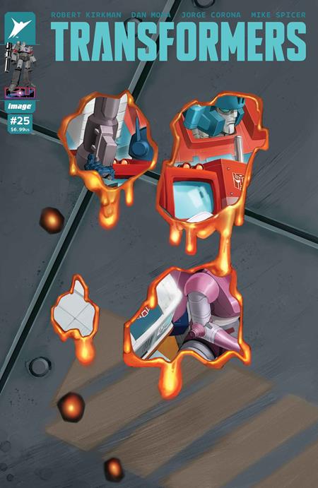 Transformers #25  K Eric Canete Foil Die Cut Var - Image