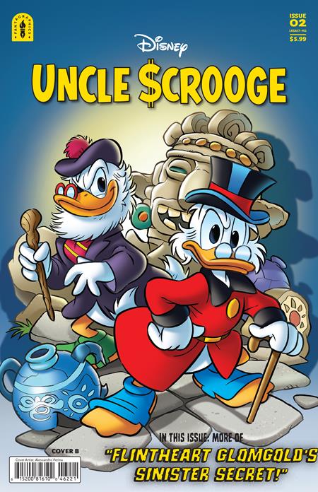 Uncle Scrooge Flintheart Glomgolds Sinister Secret #2 (of 3)  B Alessandro Perina Var - Image