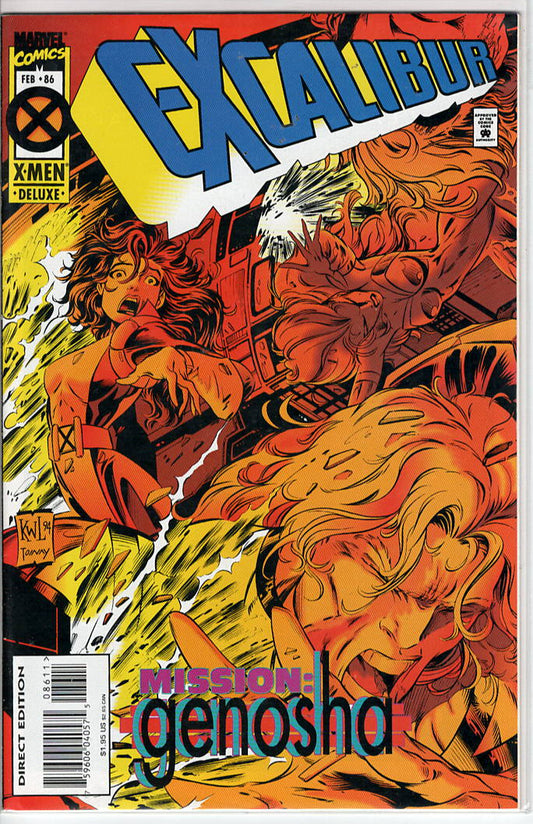 Pre-Owned - Excalibur #86  (February 1995) Scanned Image Pop Weasel Pre-Owned Comics