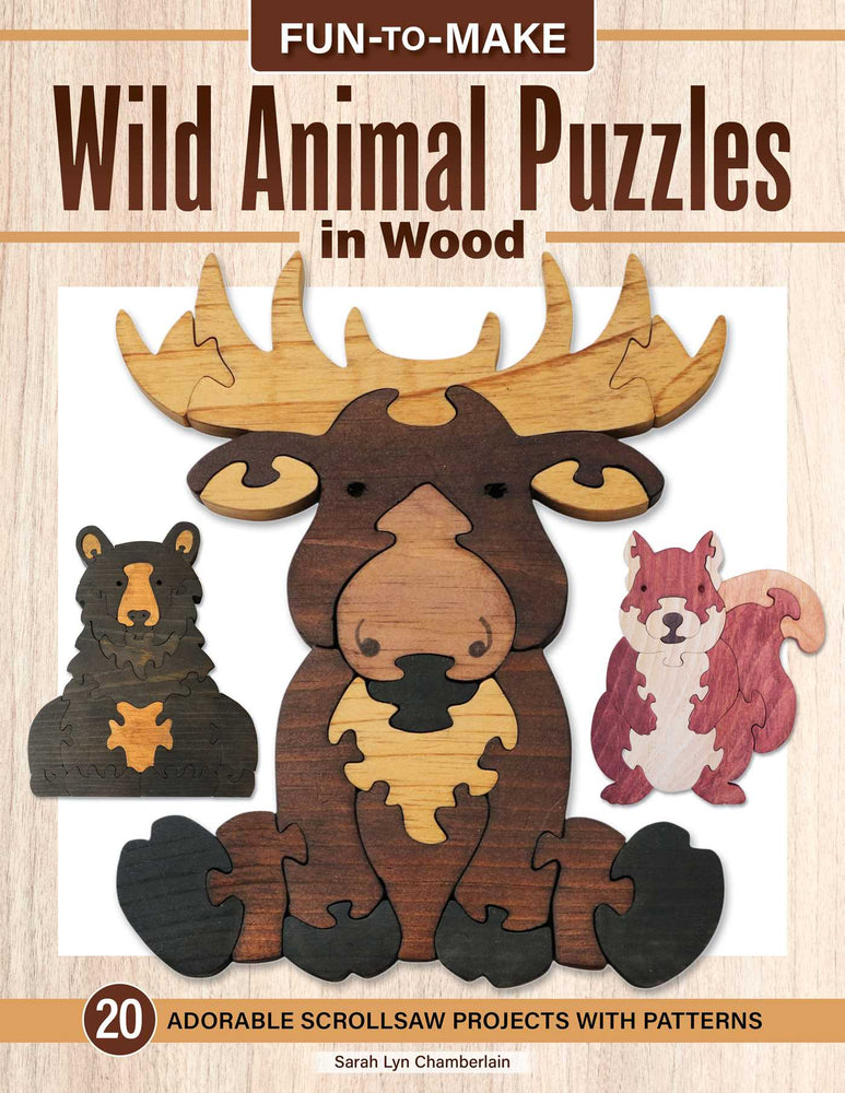 Fun to Make Wild Animal Puzzles in Wood: Adorable Scroll Saw Projects with Patterns - Books - Image - Pop Weasel