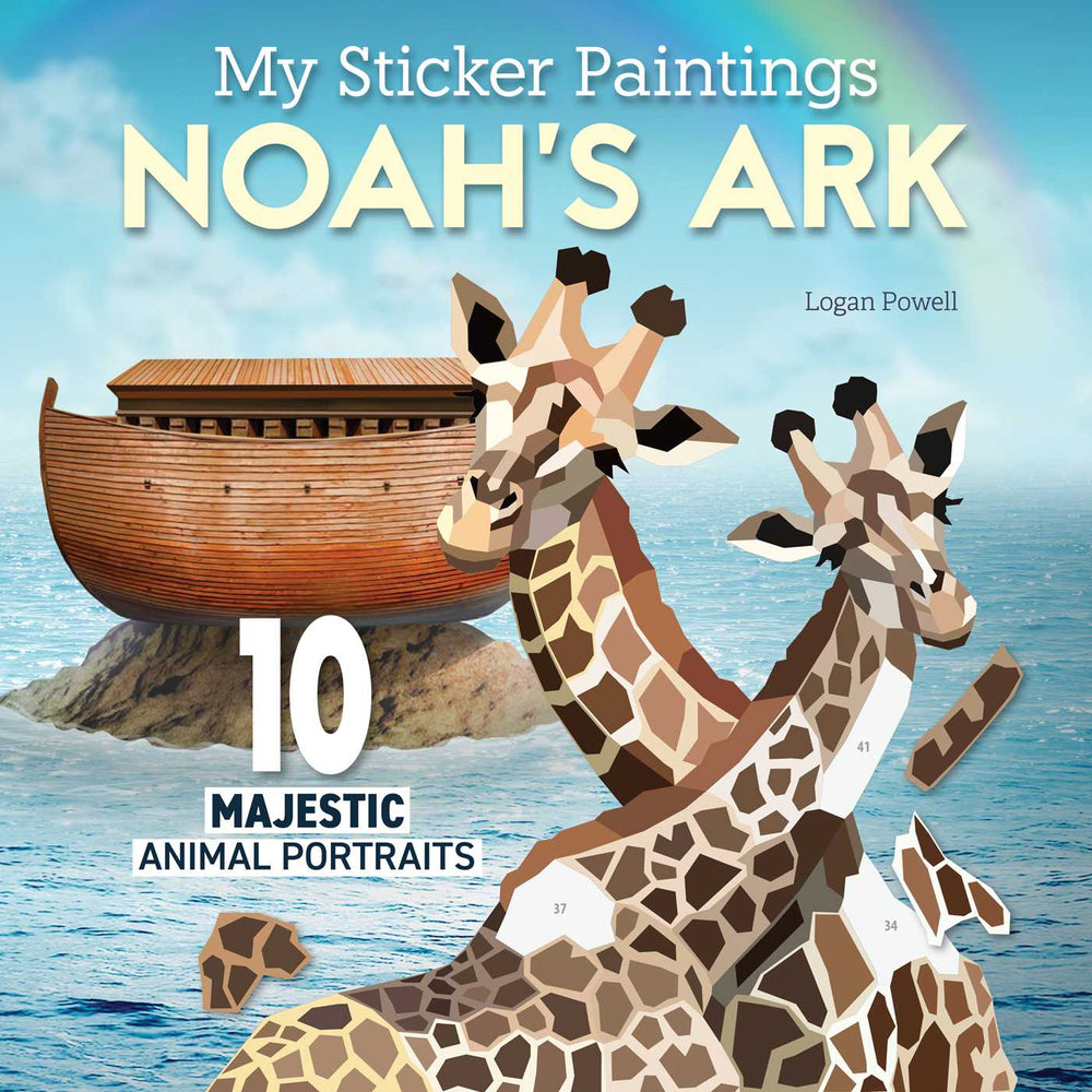 My Sticker Paintings: Noah's Ark: 10 Majestic Animal Portraits - Childrens Books - Image - Pop Weasel
