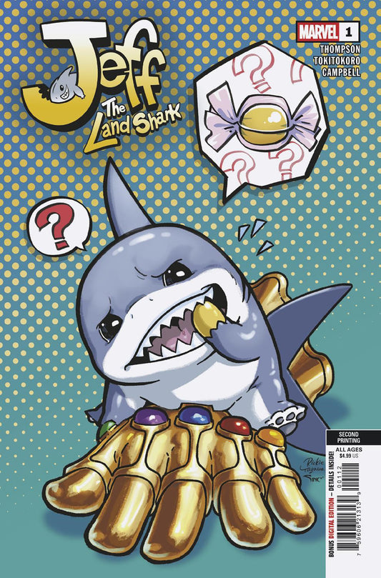 JEFF THE LAND SHARK #1 RICKIE YAGAWA 2ND PRINTING VARIANT - Image