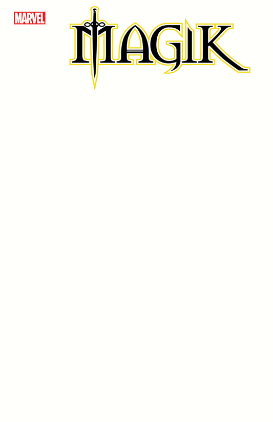 MAGIK #1 BLANK COVER 2ND PRINTING VARIANT image