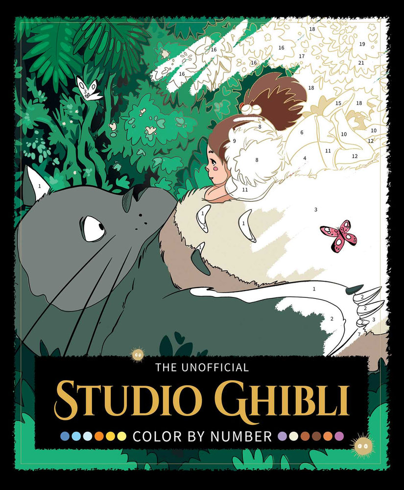 The Unofficial Studio Ghibli Color by Number Book - Books - Image - Pop Weasel