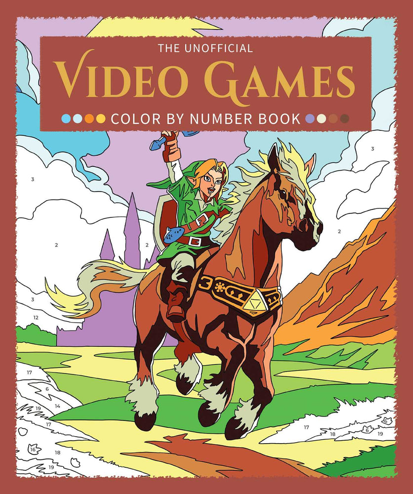 The Unofficial Video Games Color by Number Book - Books - Image - Pop Weasel