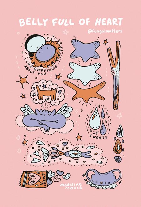 Belly Full Of Heart Sticker Sheet - Image - Comics - Image - Pop Weasel