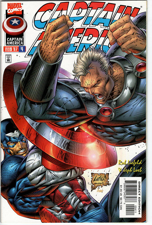 Pre-Owned - Captain America #4  (February 1997) Scanned Image Pop Weasel Pre-Owned Comics