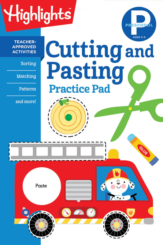 Preschool Cutting and Pasting image