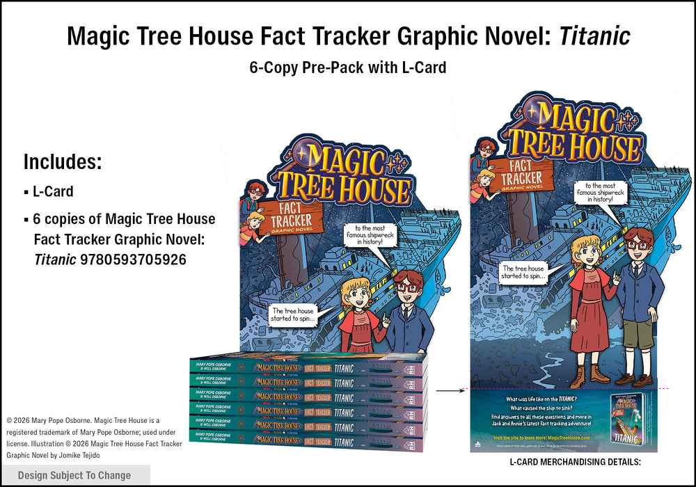 Magic Tree House Fact Tracker Graphic Novel: Titanic 6-Copy Pre-Pack with L-Card - Image - Books - Image - Pop Weasel