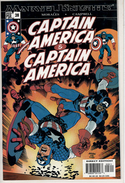 Pre-Owned - Captain America #28  (August 2004) Scanned Image Pop Weasel Pre-Owned Comics