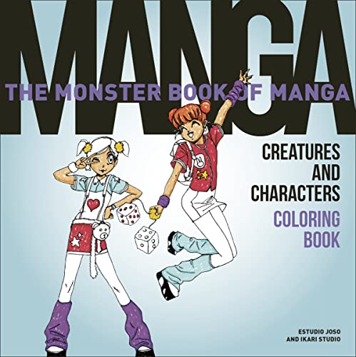 Pop Weasel Image of The Monster Book of Manga Creatures and Characters Coloring Book