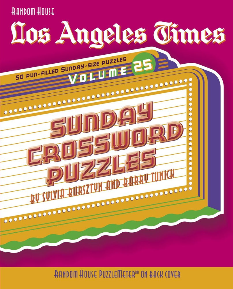 Los Angeles Times Sunday Crossword Puzzles, Volume 25 - Books - Image - Pop Weasel