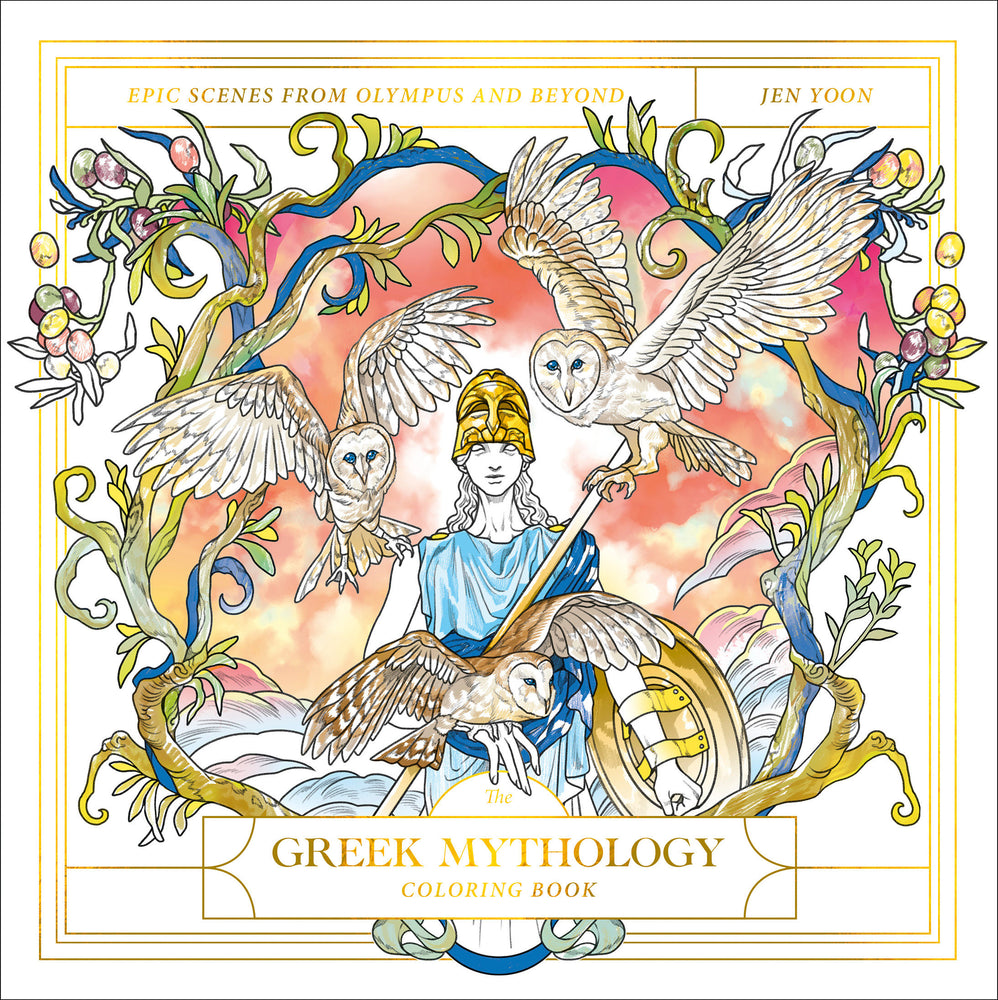 The Greek Mythology Coloring Book - Colouring Book - Image - Pop Weasel