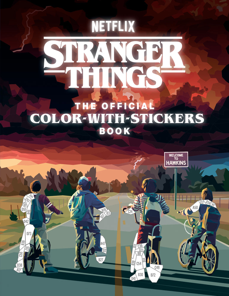 Stranger Things: The Official Color-with-Stickers Book - Colouring Book - Image - Pop Weasel