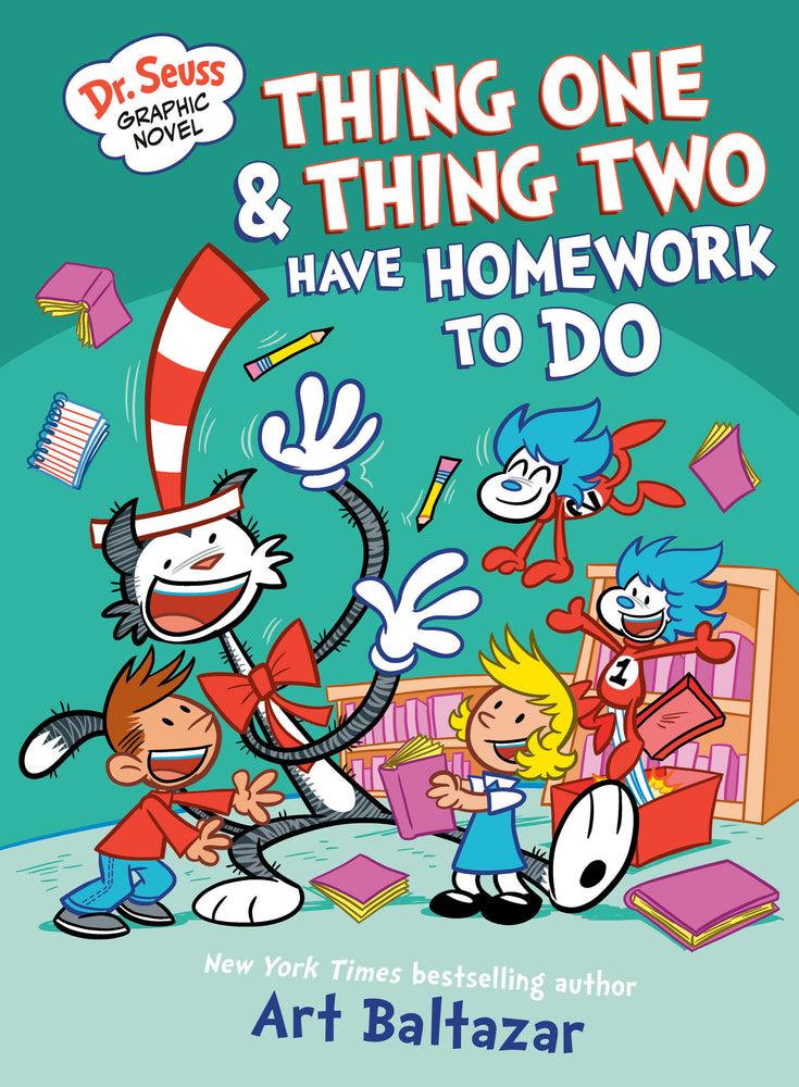 Dr. Seuss Graphic Novel: Thing One and Thing Two Have Homework to Do - Graphic Novel - Image - Pop Weasel