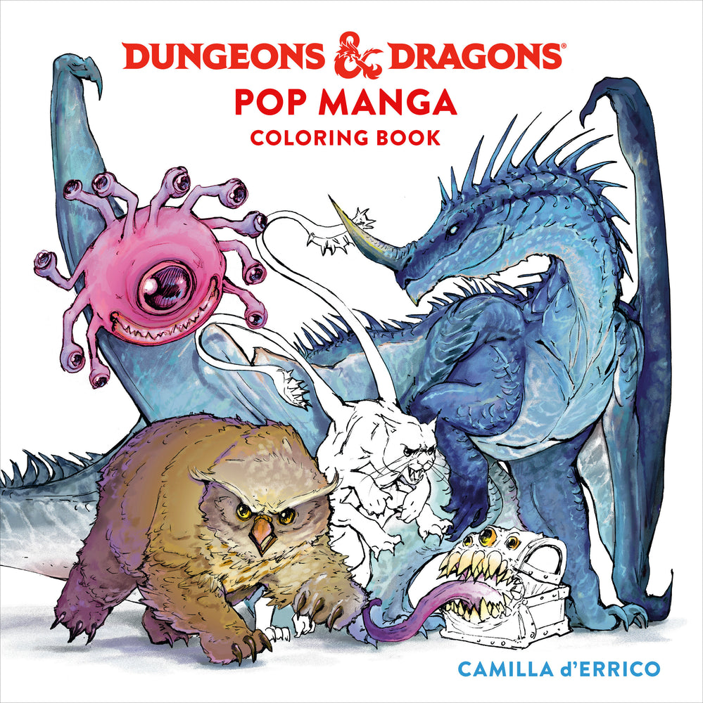 Dungeons & Dragons Pop Manga Coloring Book - Image - Graphic Novel - Image - Pop Weasel