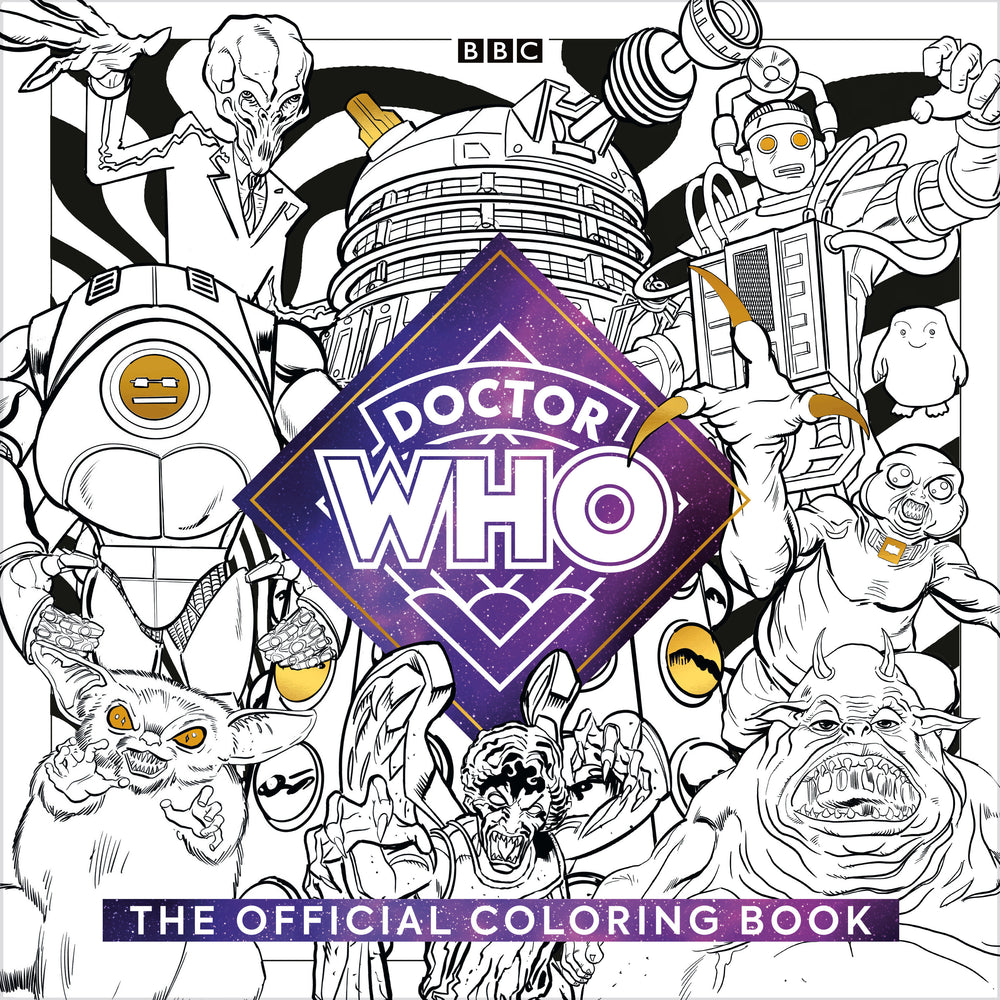 The Official Doctor Who Coloring Book - Colouring Book - Image - Pop Weasel