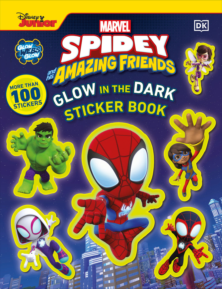 Marvel Spidey and His Amazing Friends Glow in the Dark Sticker Book - Graphic Novels - Image - Pop Weasel