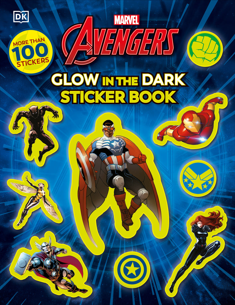 Marvel Avengers Glow in the Dark Sticker Book - Graphic Novels - Image - Pop Weasel