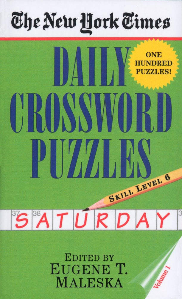 The New York Times Daily Crossword Puzzles: Saturday, Volume 1 - Books - Image - Pop Weasel