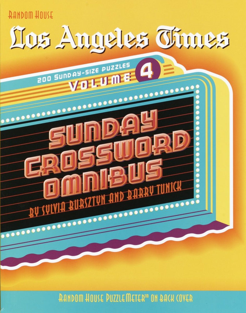 Los Angeles Times Sunday Crossword Omnibus, Volume 4 - Books - Image - Pop Weasel