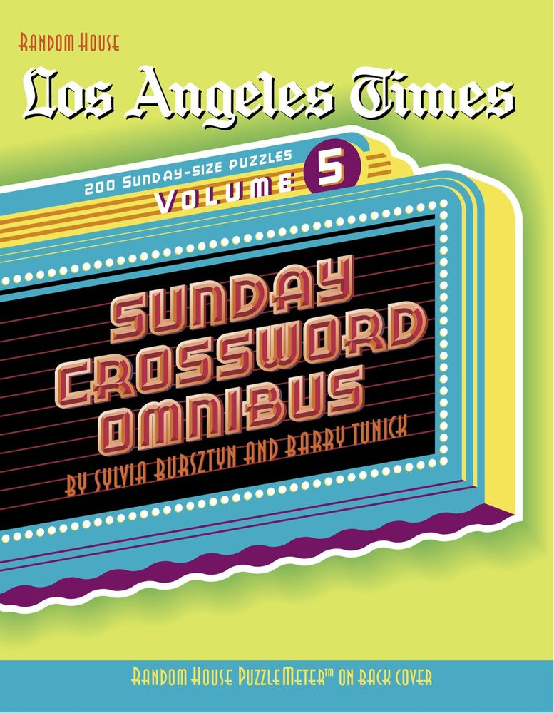 Los Angeles Times Sunday Crossword Omnibus, Volume 5 - Books - Image - Pop Weasel