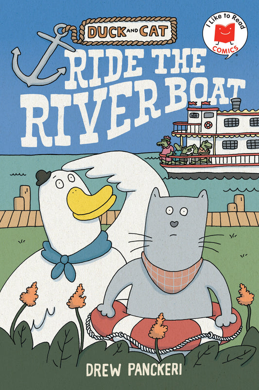 Duck And Cat Ride The Riverboat - Image