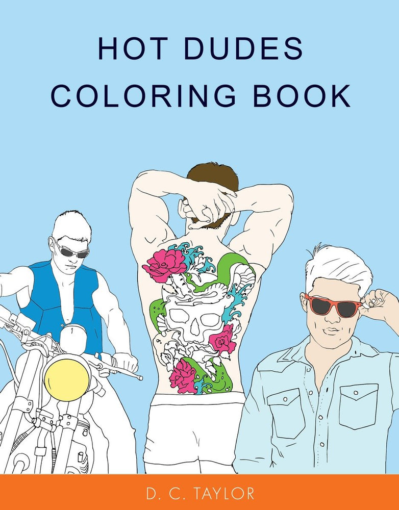 Hot Dudes Coloring Book - Colouring Book - Image - Pop Weasel