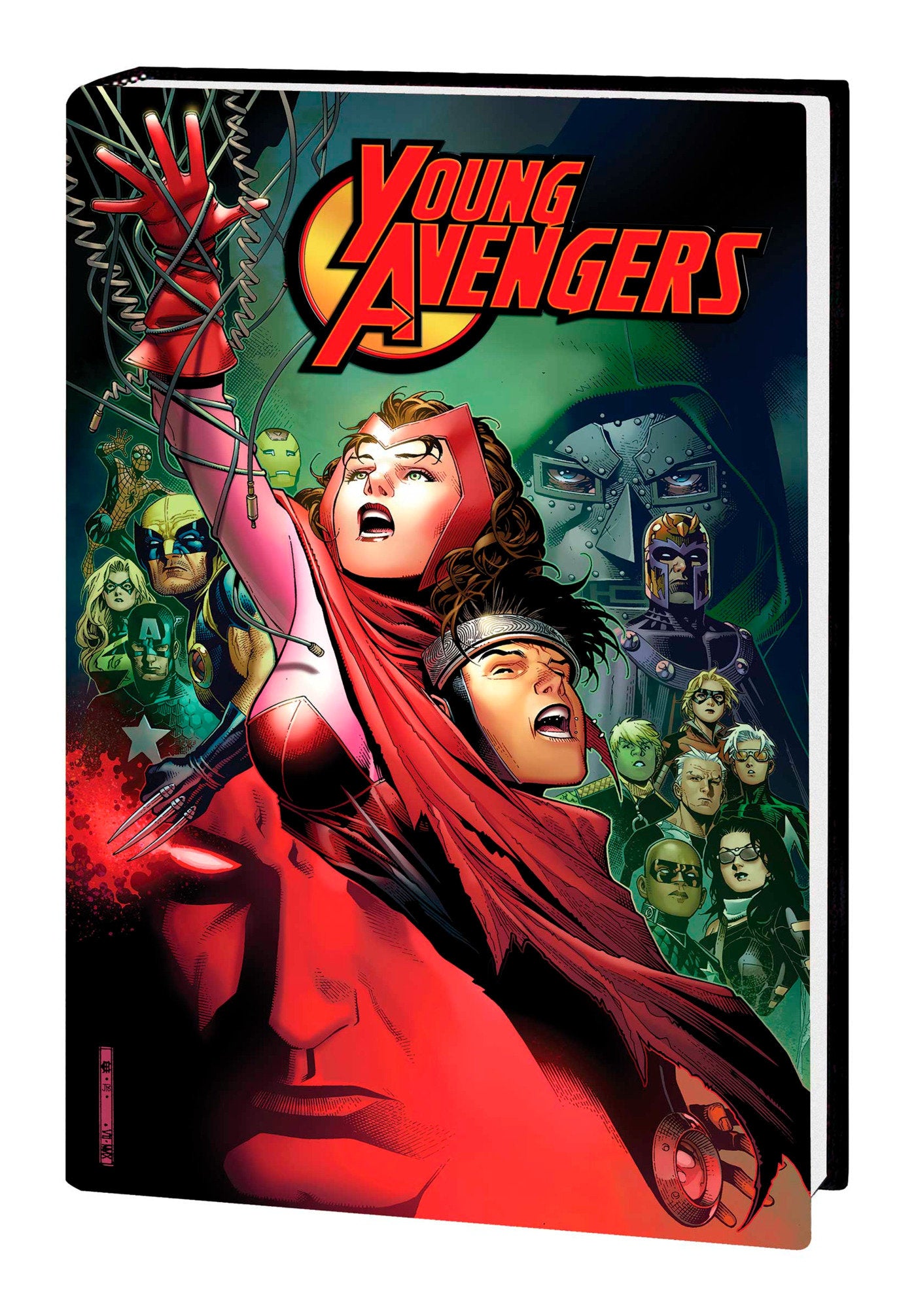 YOUNG AVENGERS BY HEINBERG & CHEUNG OMNIBUS CHEUNG PATRIOT COVER [DM ONLY] | Hardcover