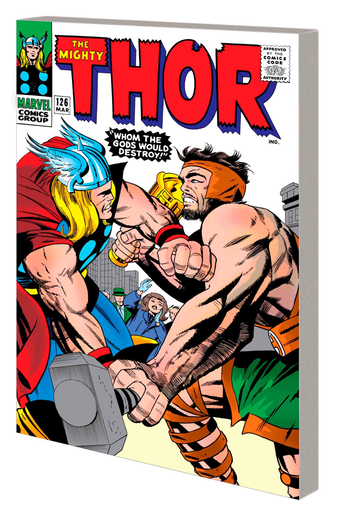 MIGHTY MARVEL MASTERWORKS: THE MIGHTY THOR VOL. 4 - WHEN MEET THE IMMORTALS ORIGINAL COVER [DM ONLY]