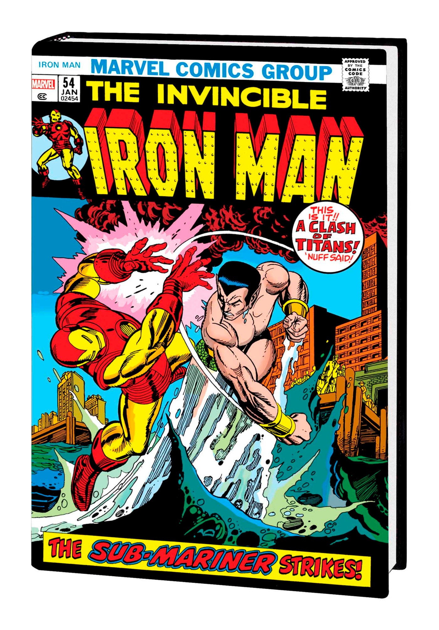 THE INVINCIBLE IRON MAN OMNIBUS VOL. 3 GIL KANE SUB-MARINER COVER [DM ONLY] | Hardcover