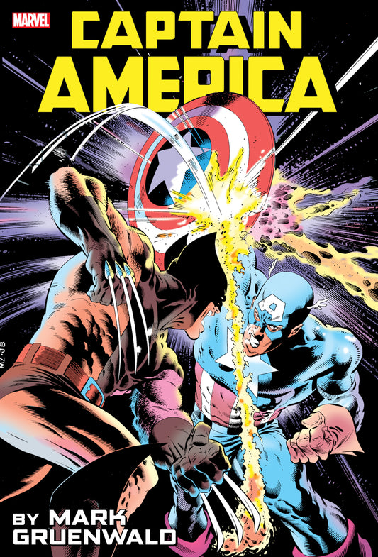 CAPTAIN AMERICA BY MARK GRUENWALD OMNIBUS VOL. 1 ZECK CAPTAIN AMERICA VS. WOLVER INE COVER | Hardcover