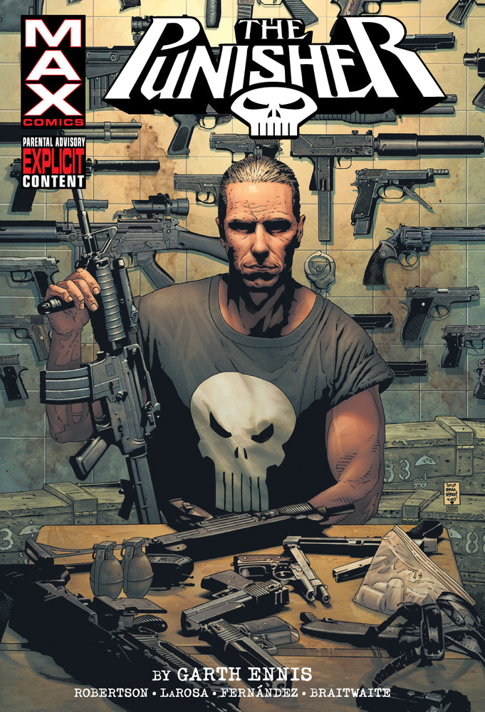 PUNISHER MAX BY GARTH ENNIS OMNIBUS VOL. 1 BRADSTREET COVER [NEW PRINTING] | Hardcover - Graphic Novels - Image - Pop Weasel