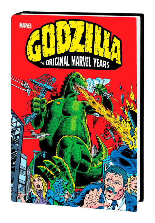 GODZILLA: THE ORIGINAL MARVEL YEARS OMNIBUS HERB TRIMPE FIRST ISSUE COVER [DM ONLY] | Hardcover