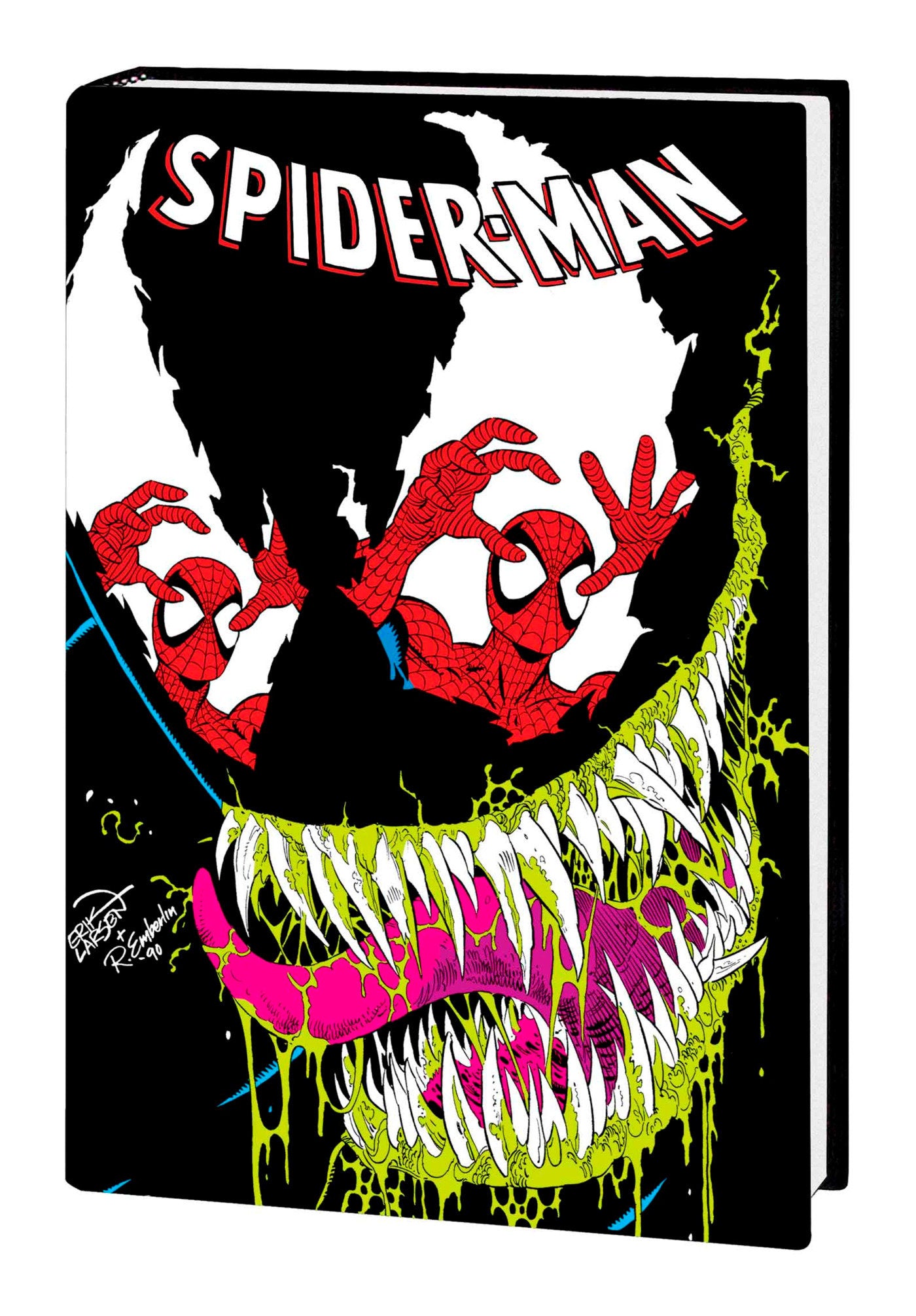 SPIDER-MAN BY MICHELINIE & LARSEN OMNIBUS ERIK LARSEN VENOM COVER [NEW PRINTING, DM ONLY] | Hardcover