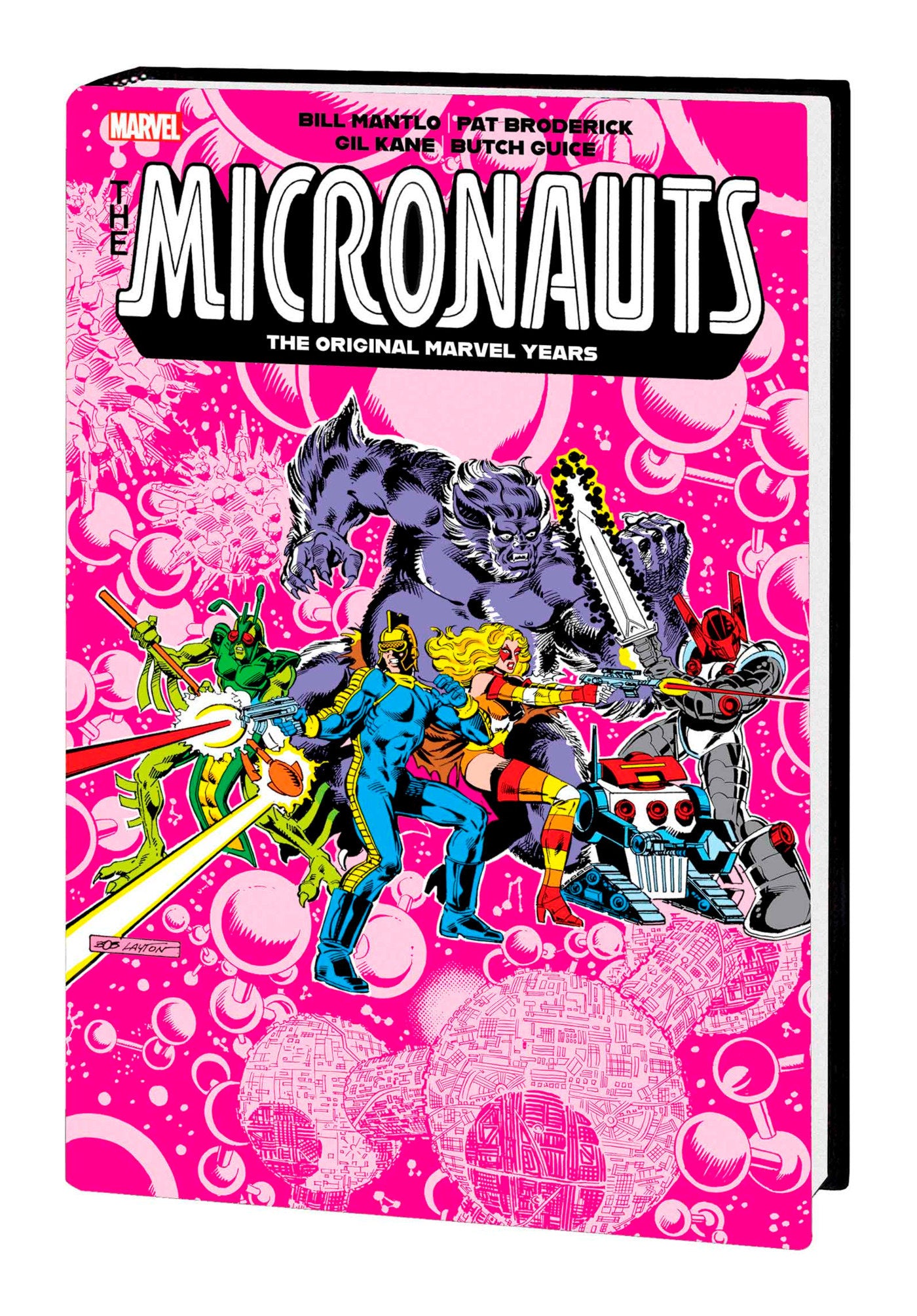 MICRONAUTS: THE ORIGINAL MARVEL YEARS OMNIBUS VOL. 2 BOB LAYTON COVER [DM ONLY] | Hardcover