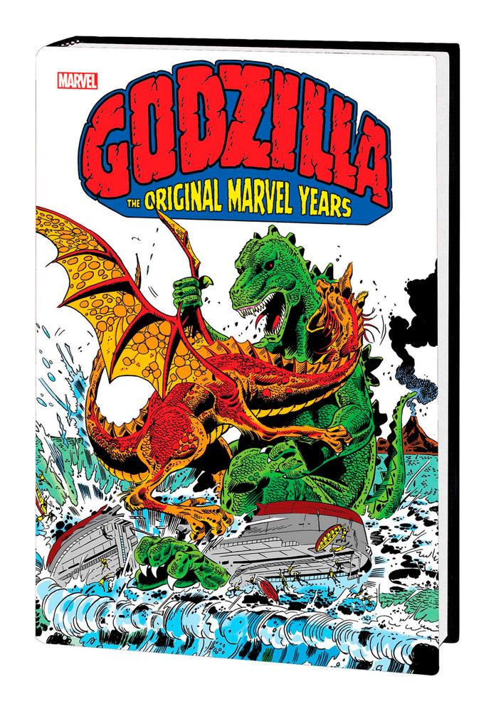 GODZILLA: THE ORIGINAL MARVEL YEARS OMNIBUS HERB TRIMPE WAR OF THE GIANTS COVER [DM ONLY] | Hardcover - Graphic Novels - Image - Pop Weasel