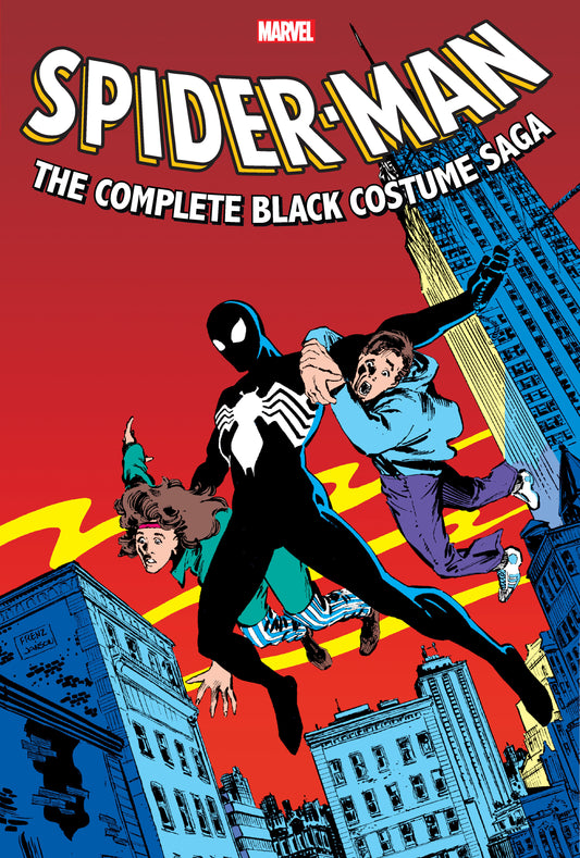 SPIDER-MAN: THE COMPLETE BLACK COSTUME SAGA OMNIBUS RON FRENZ COVER | Hardcover