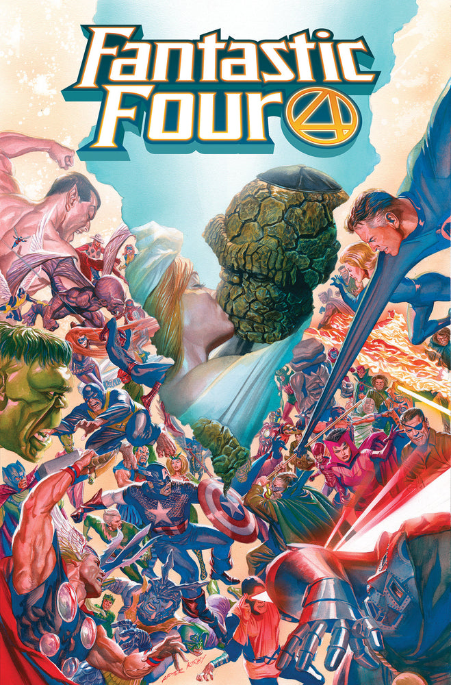 Fantastic Four By Dan Slott Omnibus Vol. 1 Alex Ross Cover [DM Only] - Graphic Novel - Image - Pop Weasel