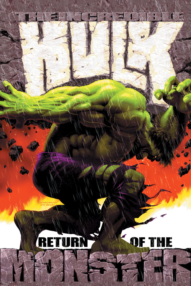 Incredible Hulk: Return Of The Monster Omnibus Kaare Andrews Cover - Graphic Novel - Image - Pop Weasel
