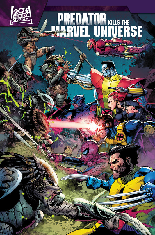 Predator Kills The Marvel Universe Omnibus Leinil Yu Cover - Image