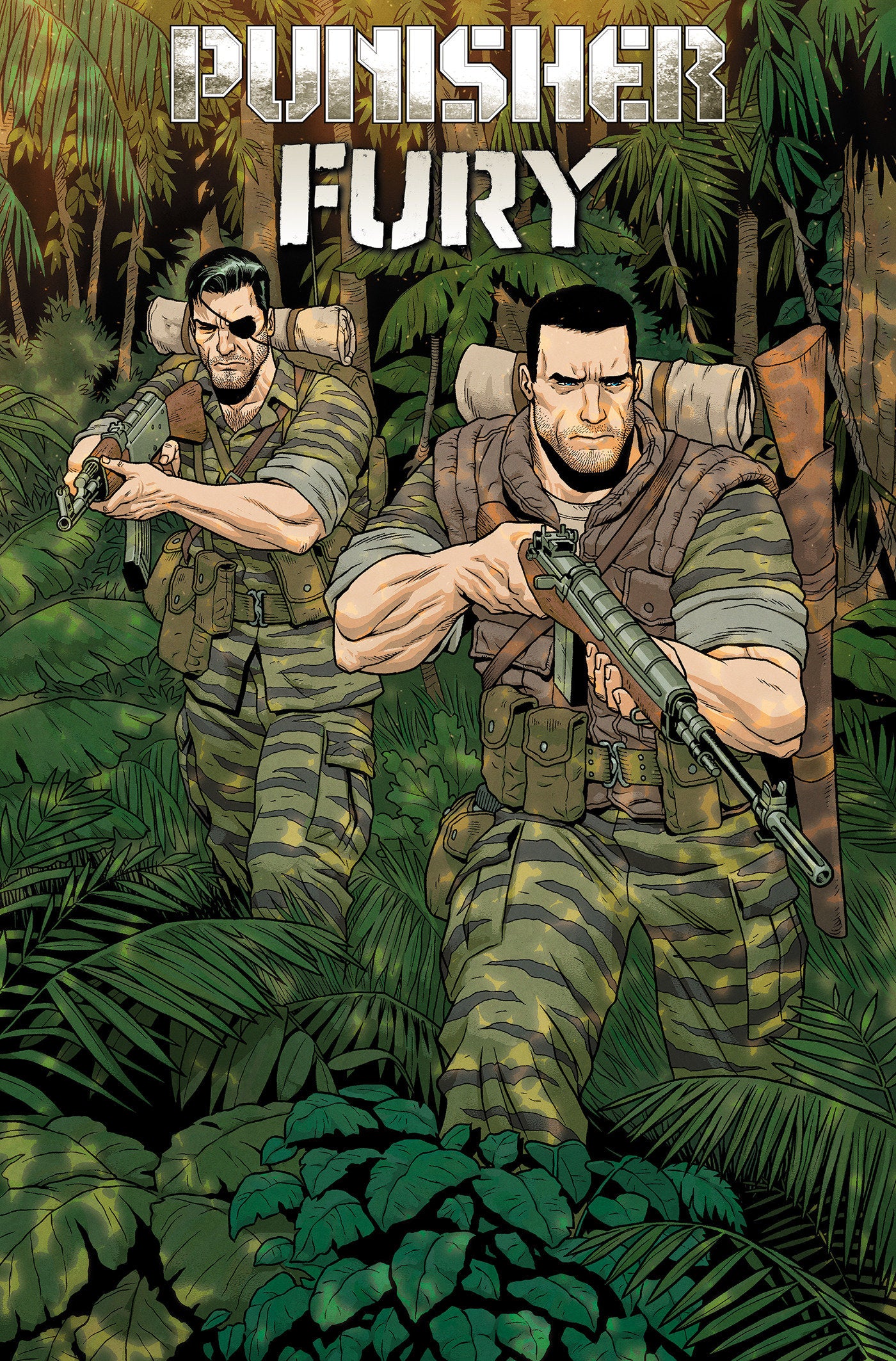 Punisher & Fury Max By Garth Ennis Omnibus Variant Jacen Burrows Cover - Image