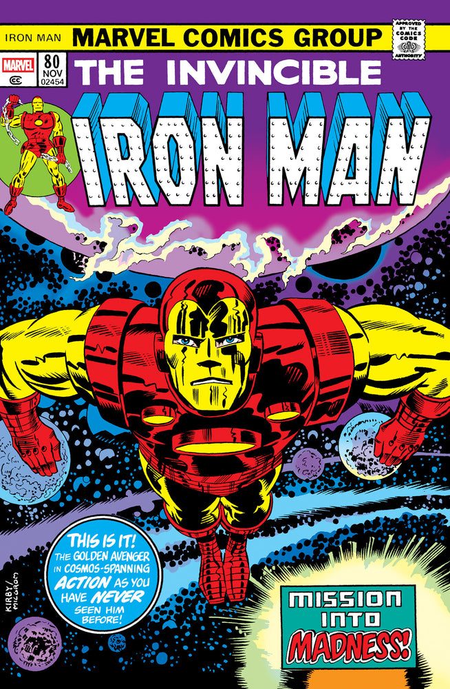 The Invincible Iron Man Omnibus Vol. 4 Jack Kirby Cover [DM Only] - Graphic Novel - Image - Pop Weasel