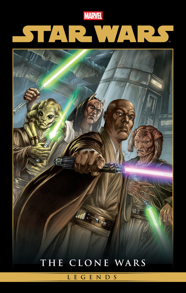 Star Wars Legends: The Clone Wars Omnibus Vol. 1 Jan Duursema Cover - Graphic Novel - Image - Pop Weasel
