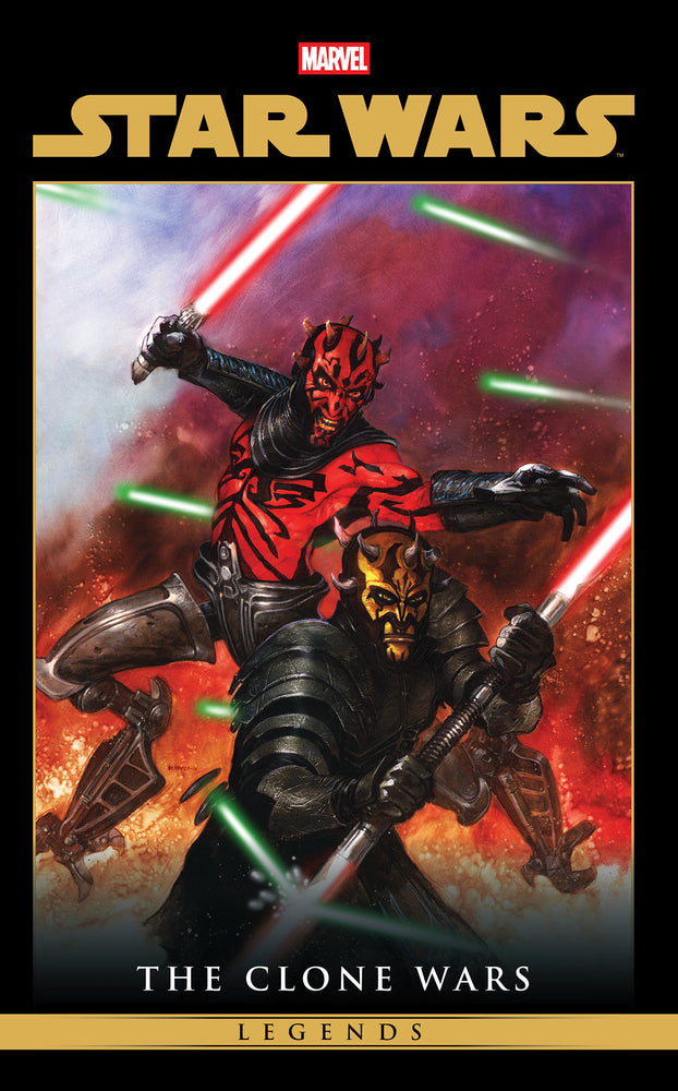 Star Wars Legends: The Clone Wars Omnibus Vol. 1 Dave Dorman Cover [DM Only] - Graphic Novel - Image - Pop Weasel