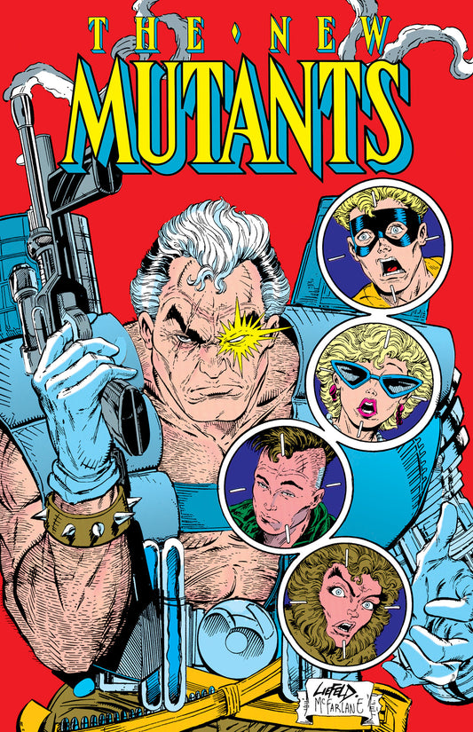 New Mutants Omnibus Vol. 4 Rob Liefeld Cable Cover - Image