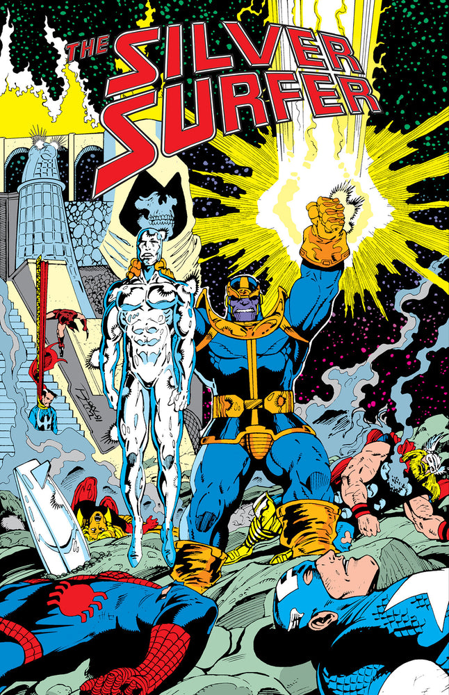 Silver Surfer: The Infinity Gauntlet Omnibus Ron Lim Infinity Gauntlet Cover - Graphic Novel - Image - Pop Weasel