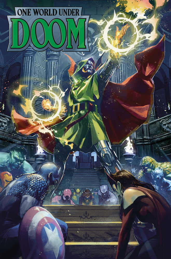 One World Under Doom Omnibus Ben Harvey Cover - Image - Graphic Novel - Image - Pop Weasel