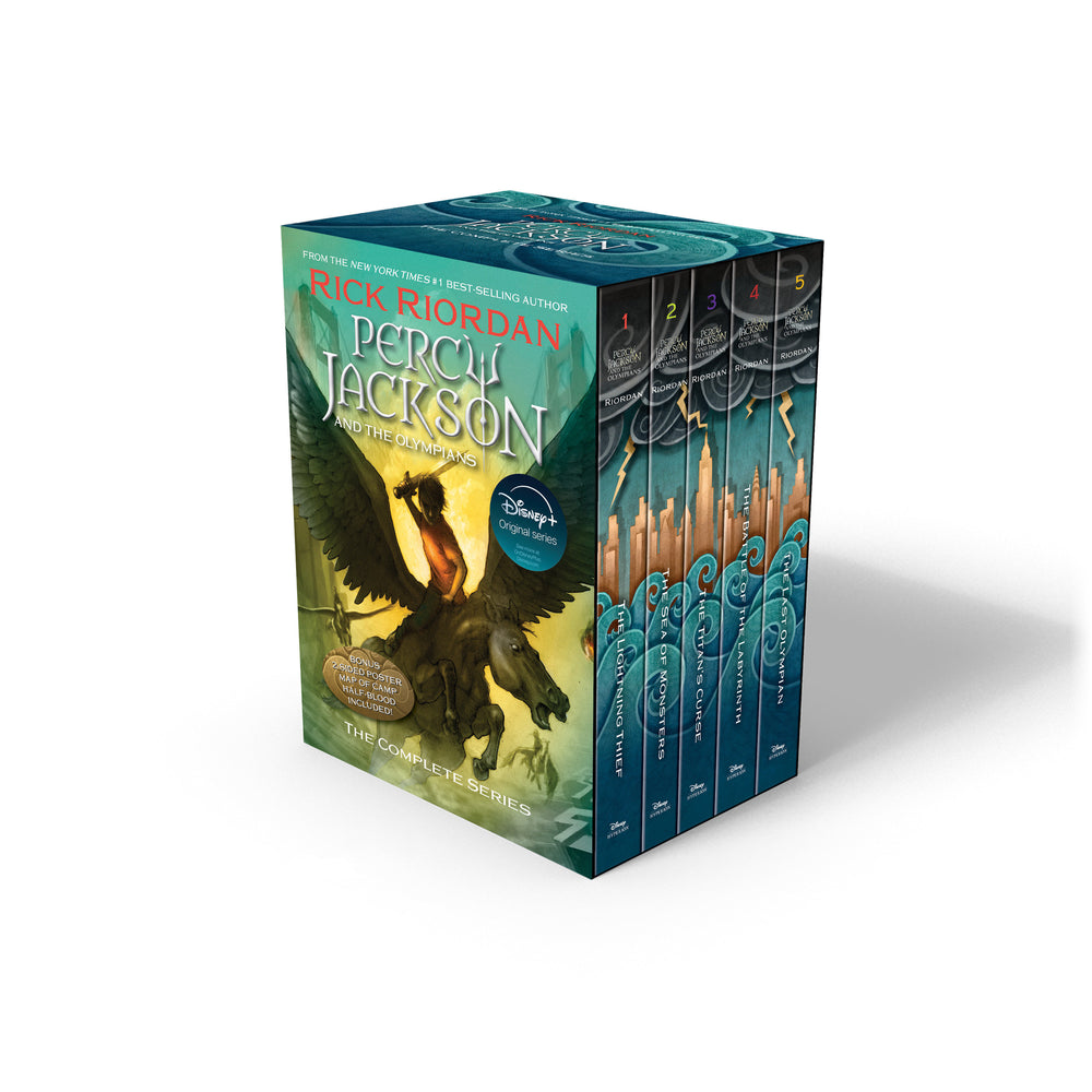 Percy Jackson And The Olympians 5 Book Paperback Boxed Set (W/Poster) - Image - Books - Image - Pop Weasel