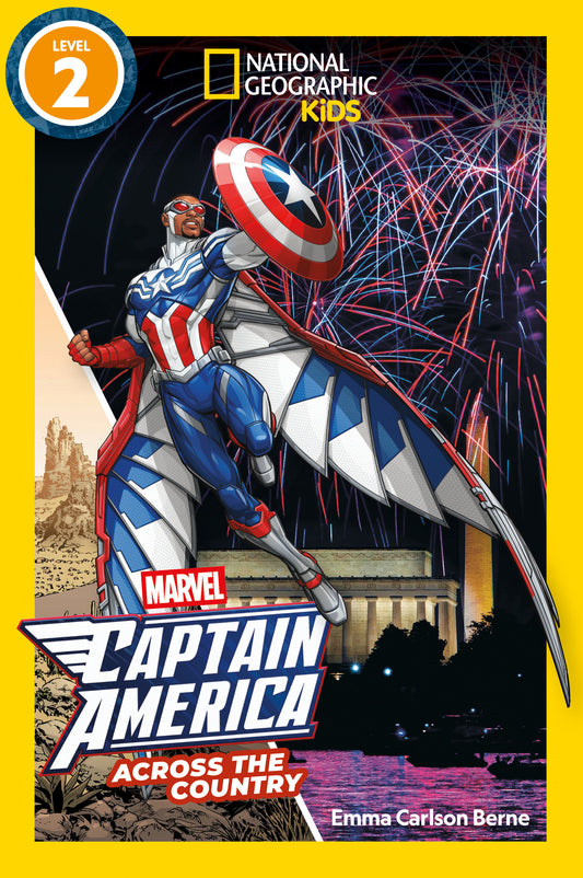 Marvel's Captain America Across The Country (National Geographic Kids Readers, Level 2) - Image